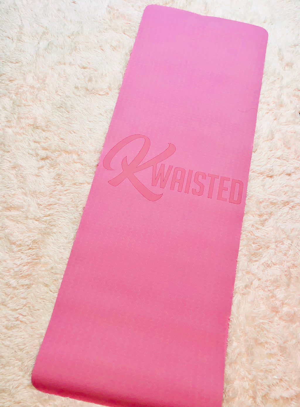 Pink Kwaisted workout mat